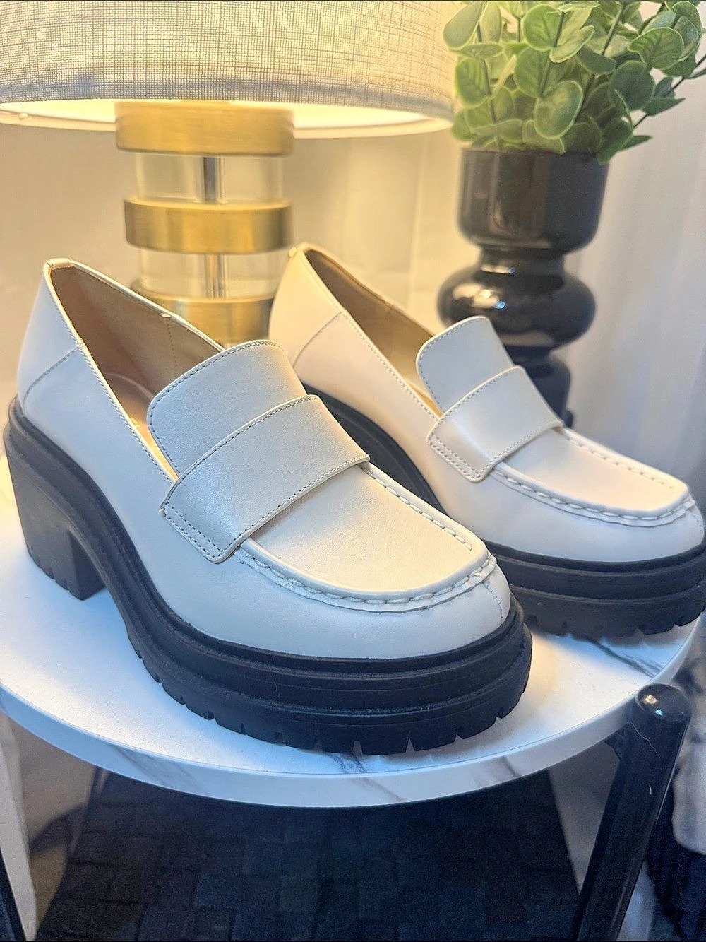 Platform Loafers Like New